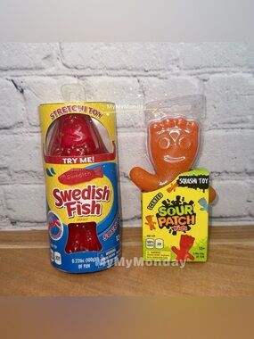 Swedish Fish Squishy And Sour Patch Kids Squishy Bundle
